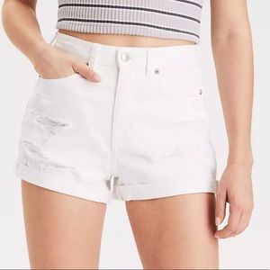 American eagle stretch shorts, size 10, white.